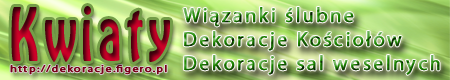 Dekoracje ślubne